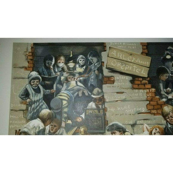 Leighton Jones Signed Large Lithograph "Arley Street Orspitel" Ltd Ed n/frame - Picture 6 of 8